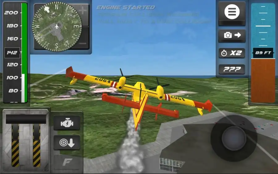 New Sky Airplane Flight Simulator 2017 – Real Pilot Training Game – SellUnitySourceCode.com screenshot 5