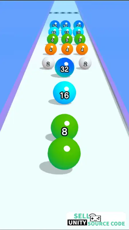  New ULtimate Ball Run 2048: Merge Number SellUnitySourceCode.com screenshot 4