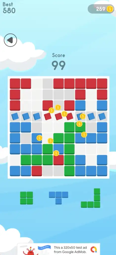 🧩 Nine Blocks – A Sudoku-Like Block Puzzle Game (SellUnitySourceCode) screenshot 3