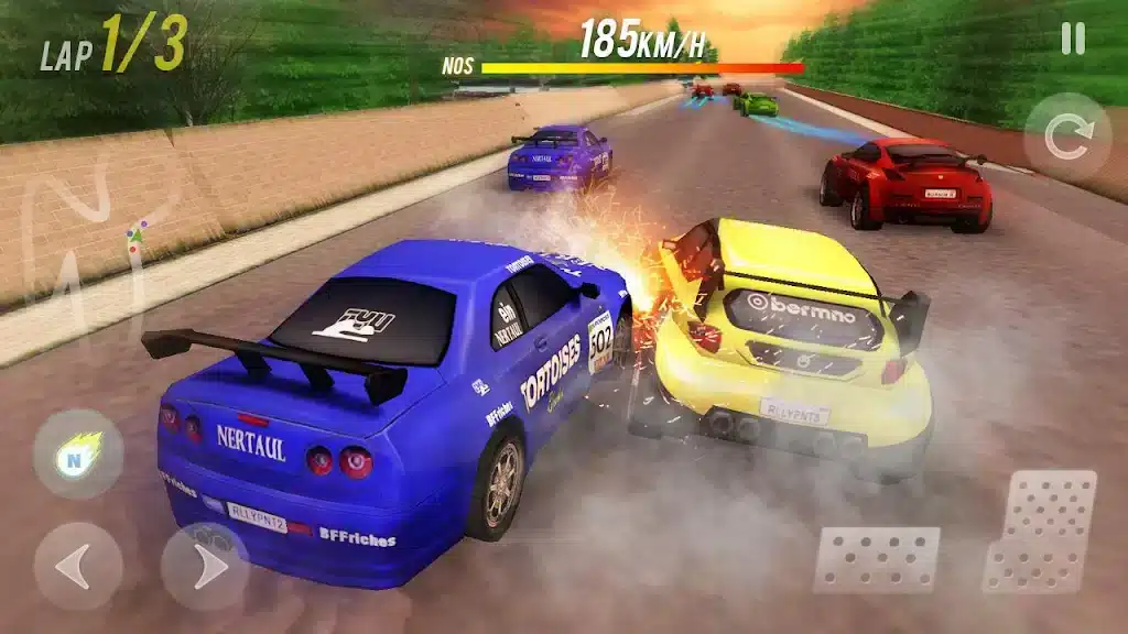 🚘 Nitro Racing 3D – Speed Car Lap Racing Game (SellUnitySourceCode) screenshot 4