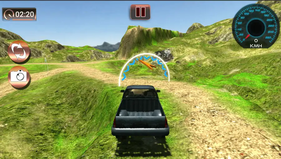 Offroad 6×6 Jeep Driving : Truck Hills Climbing SellUnitySourceCode screenshot 2