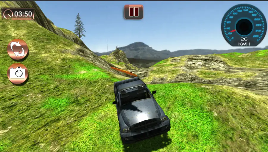 Offroad 6×6 Jeep Driving : Truck Hills Climbing SellUnitySourceCode screenshot 4