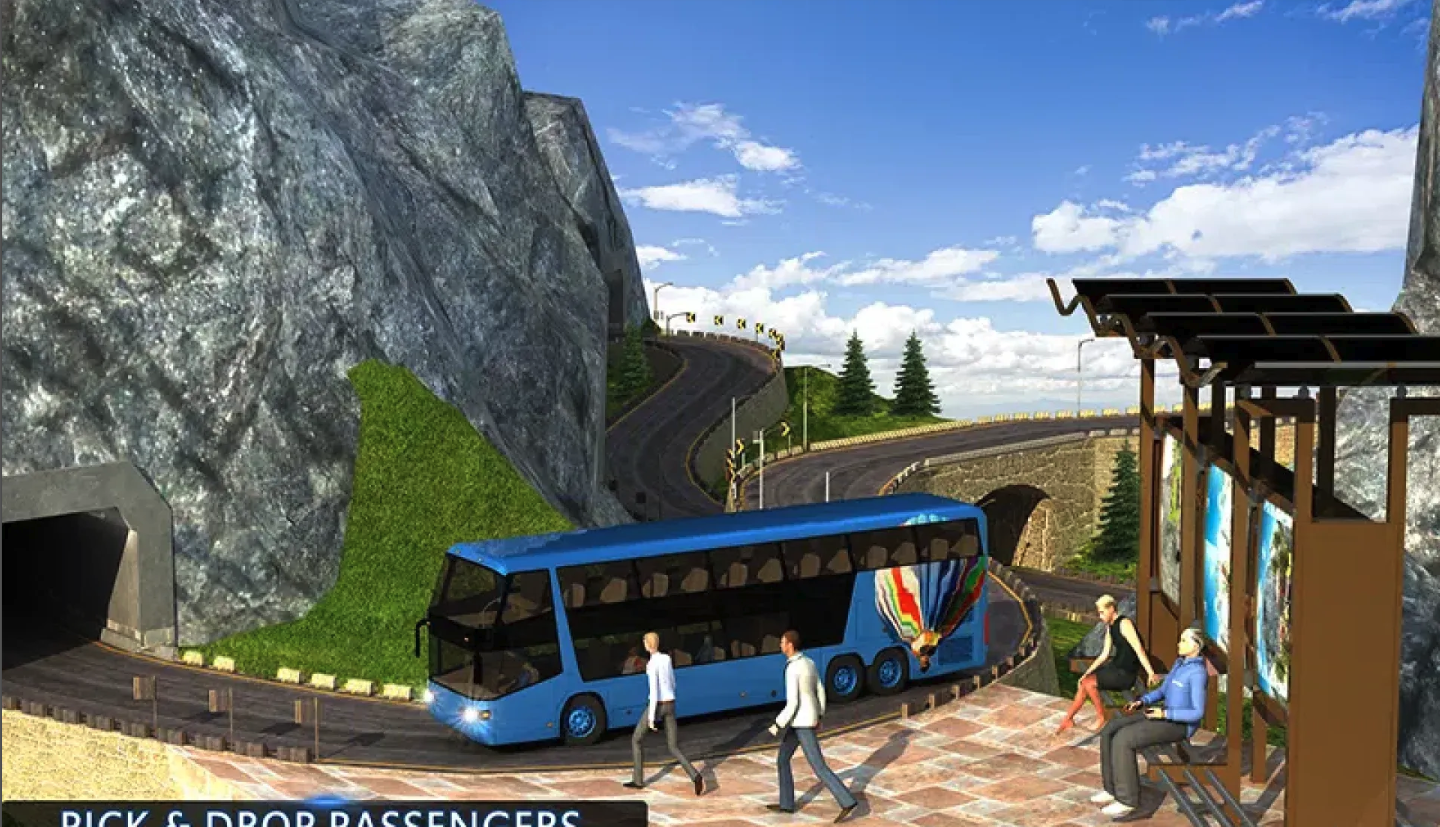Offroad Bus - Coach Driving 3D screenshot 8