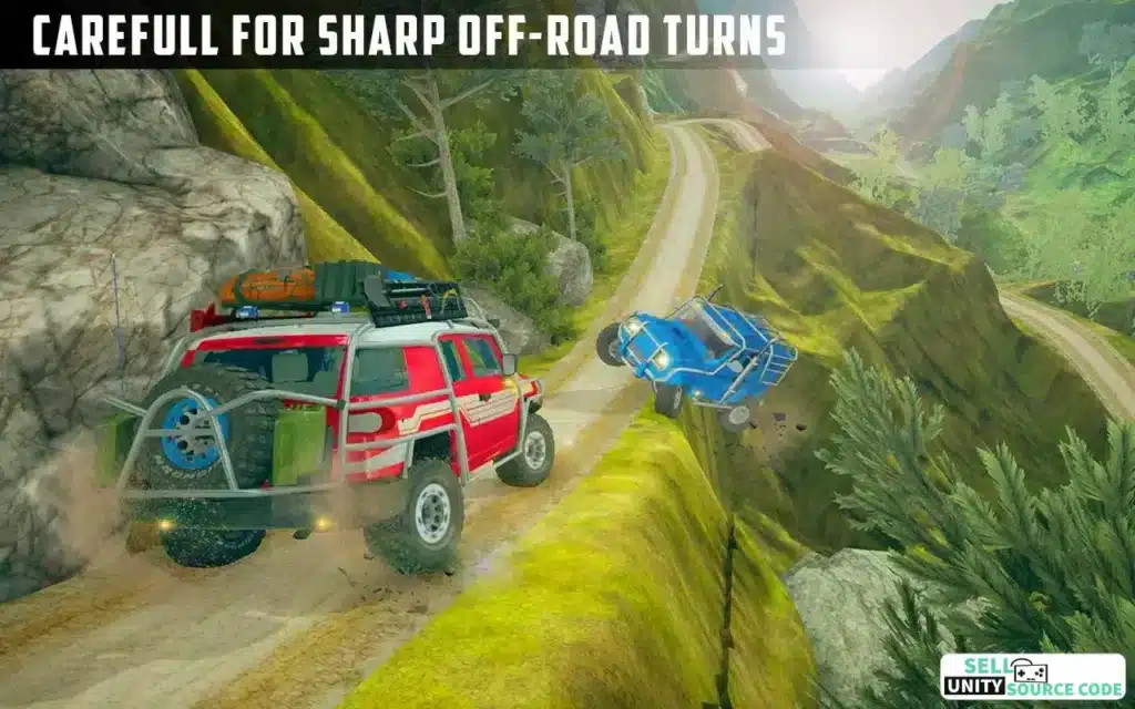 Offroad Jeep Simulator 2019: SellUnitySourceCode screenshot 3