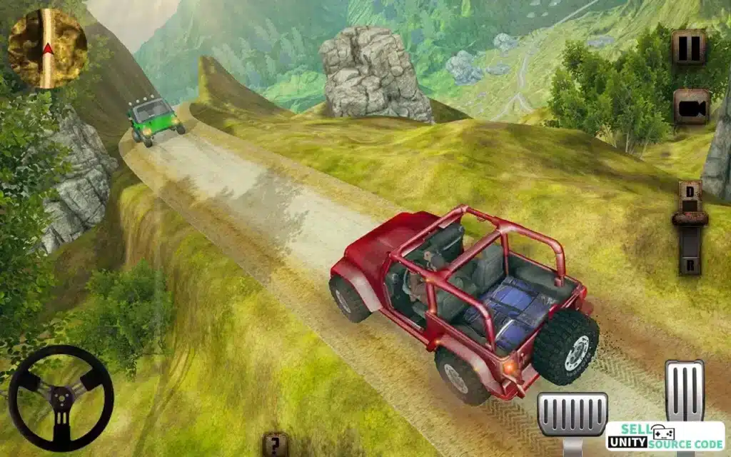 Offroad Jeep Simulator 2019: SellUnitySourceCode screenshot 5