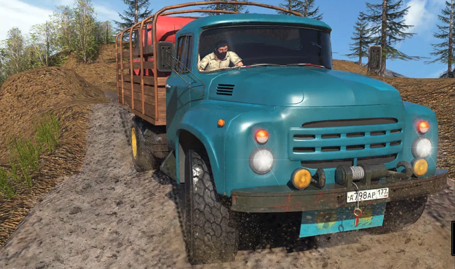 Offroad Long Truck Sim - Offroad Quad Jeep Driver screenshot 4