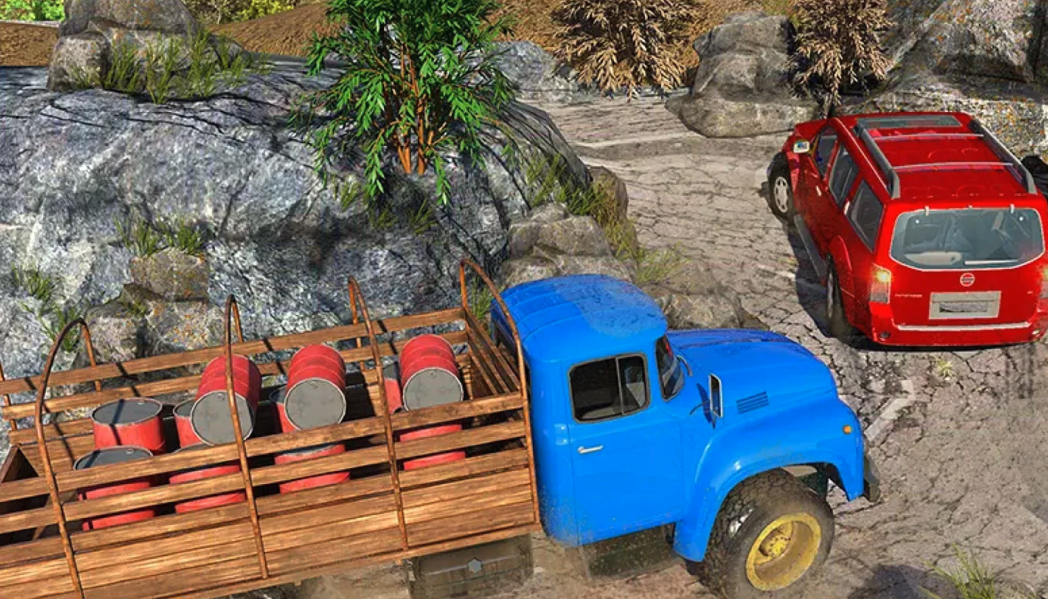 Offroad Long Truck Sim - Offroad Quad Jeep Driver screenshot 6
