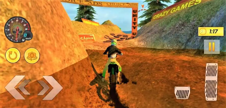 Offroad Moto Bike Hill Rider Racing 64 Bit SellUnitySourceCode screenshot 5