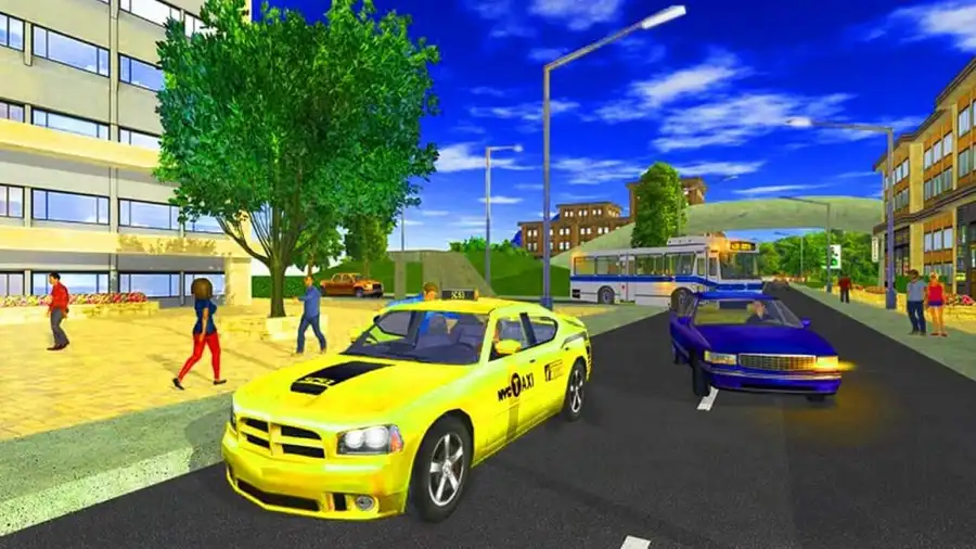Offroad Taxi Driving : City Taxi Sim SellUnitySourceCode screenshot 3