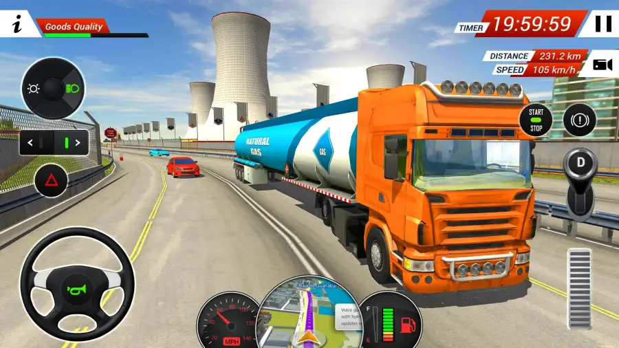Oil Tanker Transporter Truck SOil Tanker Transport SellUnitySourceCode screenshot 3