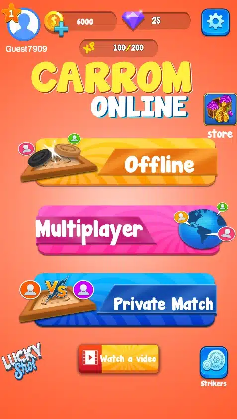 Online Multiplayer Carrom Unity complete Project screenshot 5