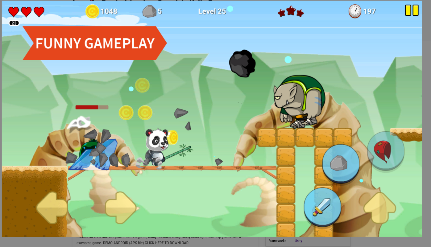Panda Adventure – Complete Unity Game screenshot 5