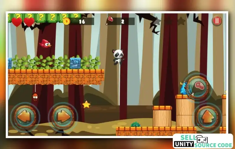 Panda Adventure SellUnitySourceCode screenshot 5