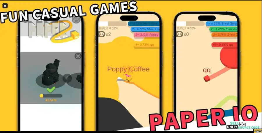 Paper.io SellUnitySourceCode screenshot 3