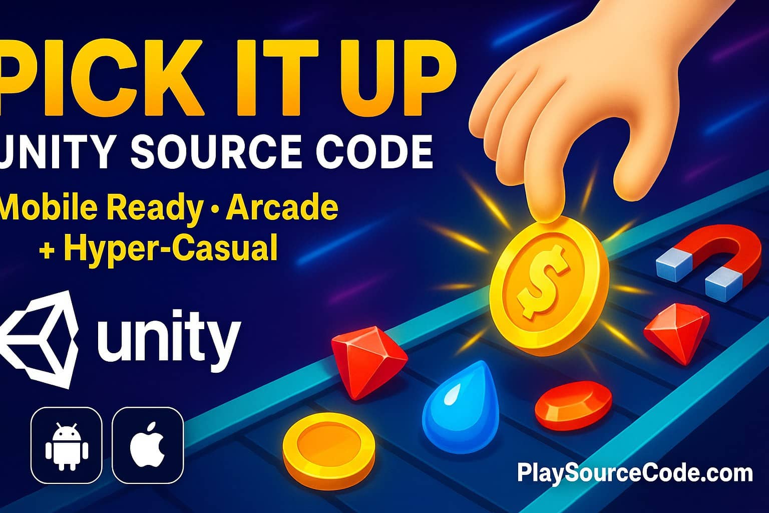 Pick It Up Unity Source Code source code