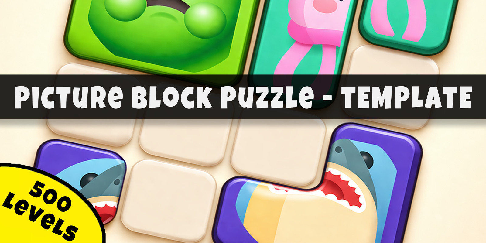 Picture Block Puzzle 2D - Unity Game Template source code