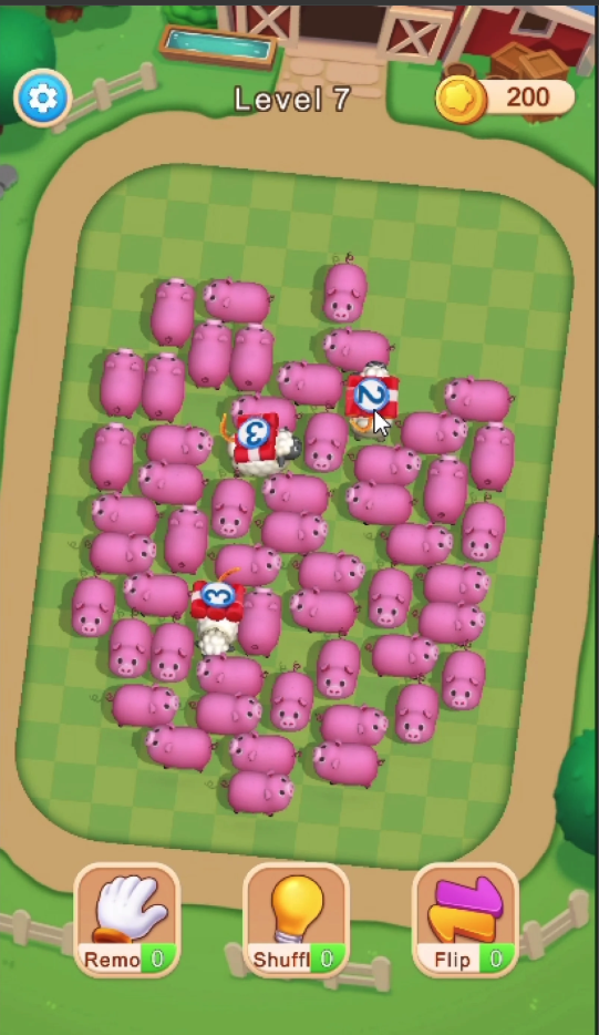 Pig Jam Puzzle Unity Source Code – Animal Parking Puzzle Game Template screenshot 3