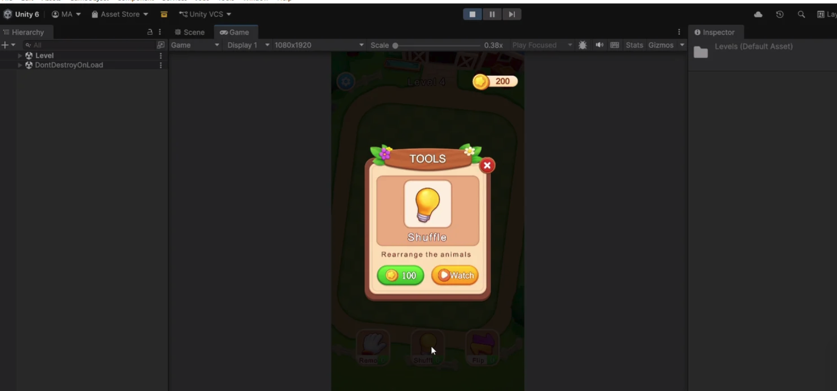 Pig Jam Puzzle Unity Source Code – Animal Parking Puzzle Game Template screenshot 5