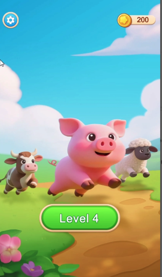 Pig Jam Puzzle Unity Source Code – Animal Parking Puzzle Game Template screenshot 6