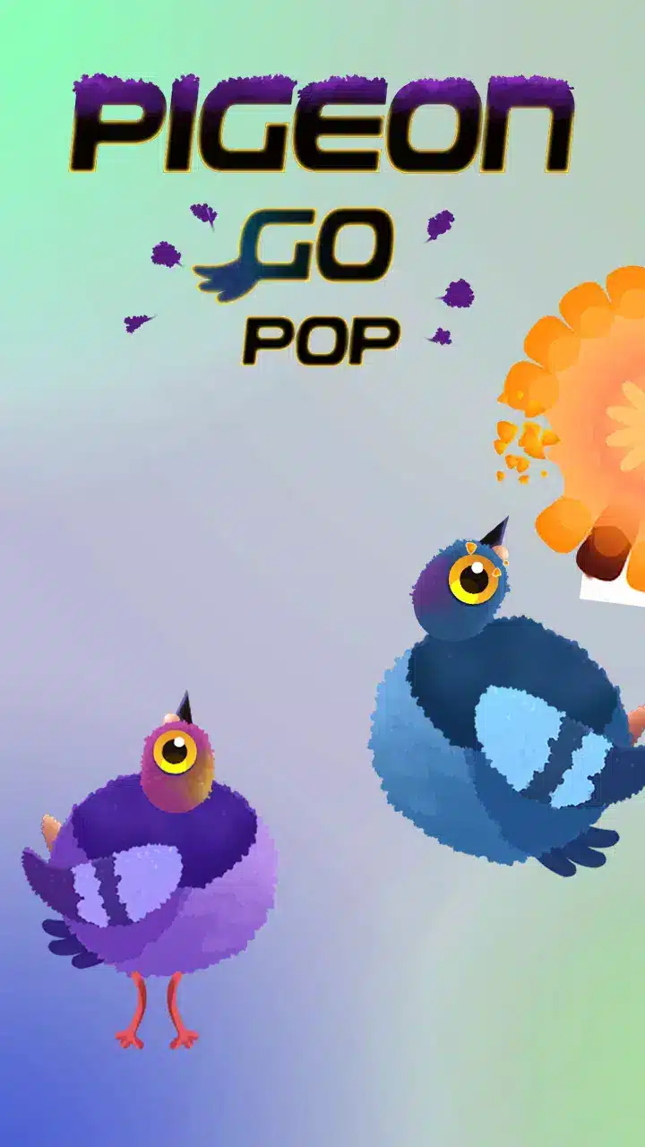 Pigeon Pops Pop: One-Tap Bird Arcade Game Unity Source Code screenshot 2