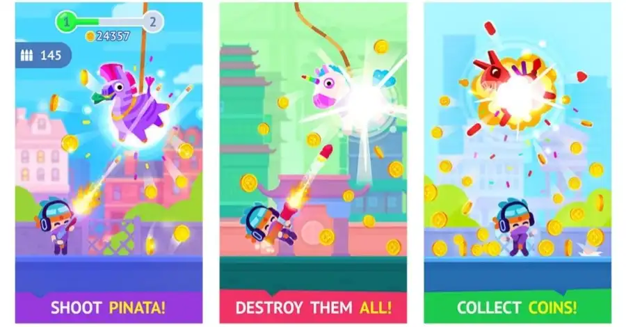 Pinata Masters - pinata shooting game SellUnitySourceCode screenshot 2