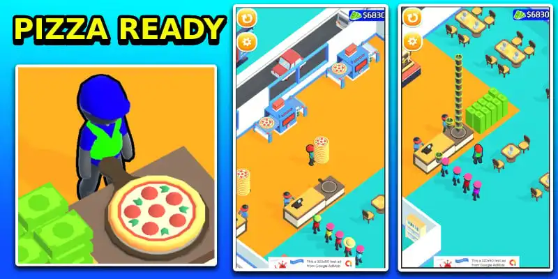 Pizza Ready 3D – Idle Restaurant Simulation | SellUnitySourceCode screenshot 2