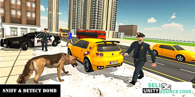 Police Dog Gangster Chase 2019 SellUnitySourceCode source code