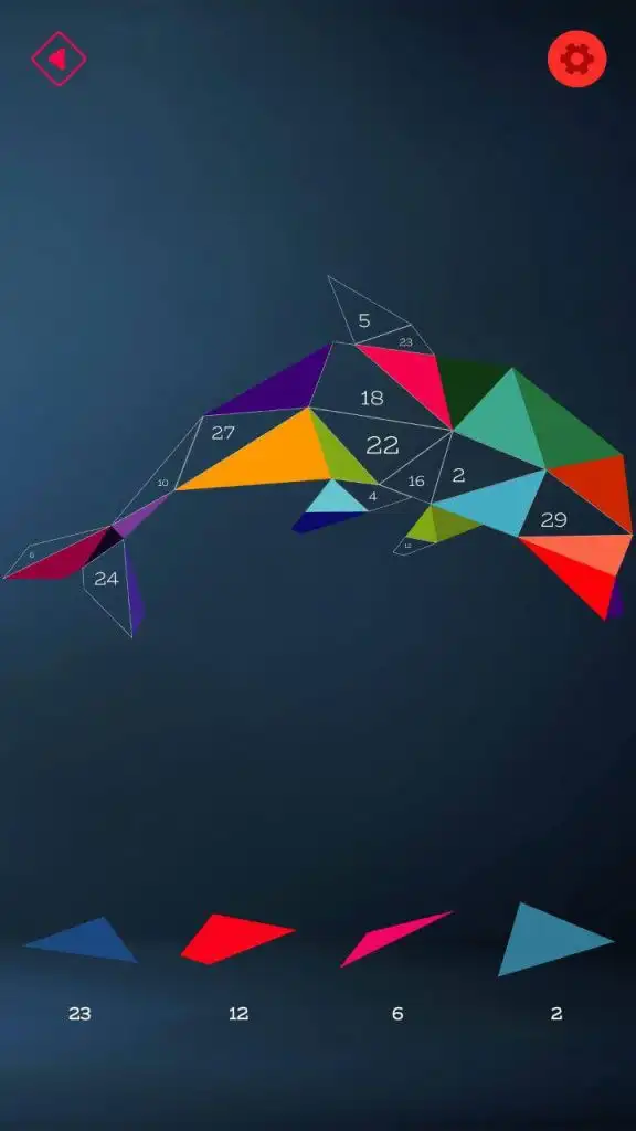 Poly Art Color by Number SellUnitySourceCode screenshot 3