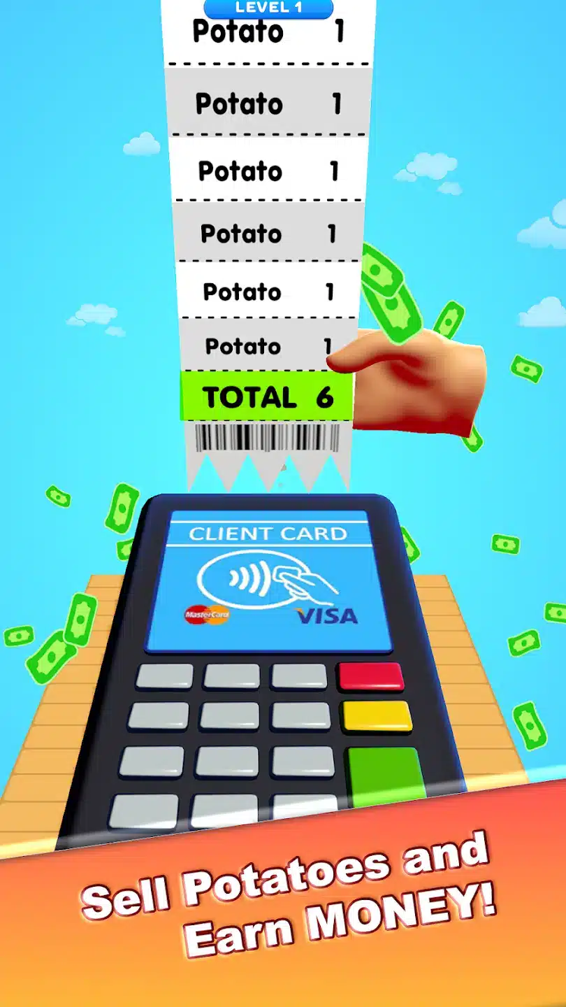 Potato Rush SellUnitySourceCode screenshot 4