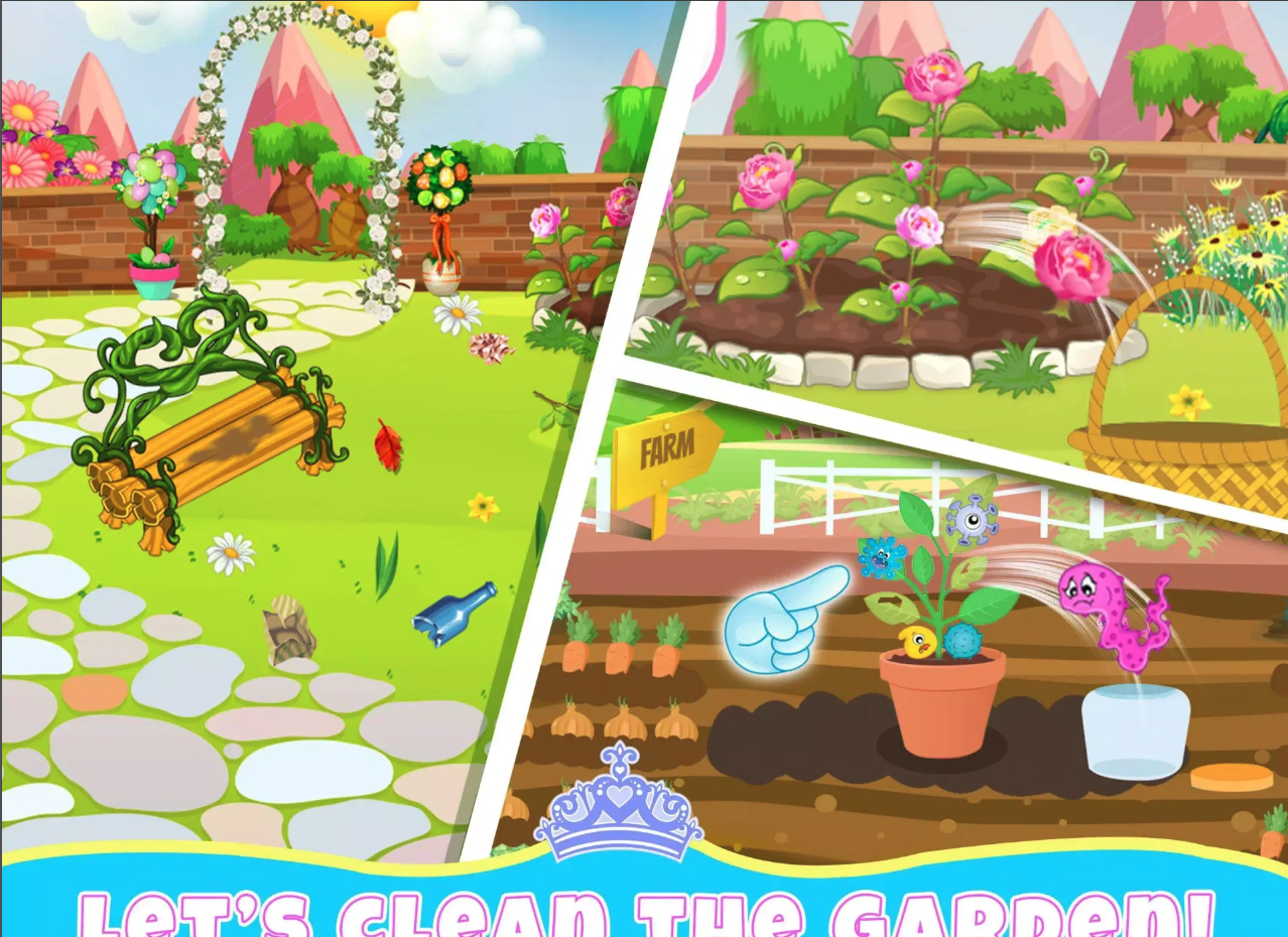 Princess House | Cleaning Games screenshot 4