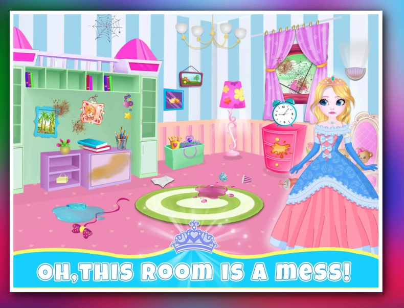 Princess House | Cleaning Games screenshot 7
