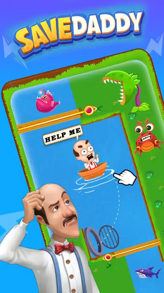 Pull the Pin - Save Daddy SellUnitySourceCode screenshot 4