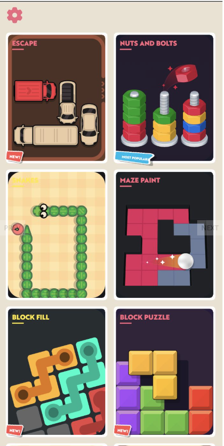 Puzzle Game Hub Unity Project – 10 Puzzle Games &amp; 1,000 Levels screenshot 8
