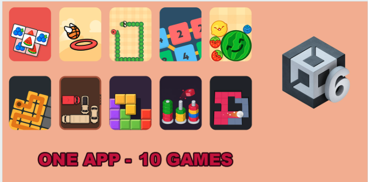 Puzzle Game Hub Unity Project – 10 Puzzle Games &amp; 1,000 Levels source code