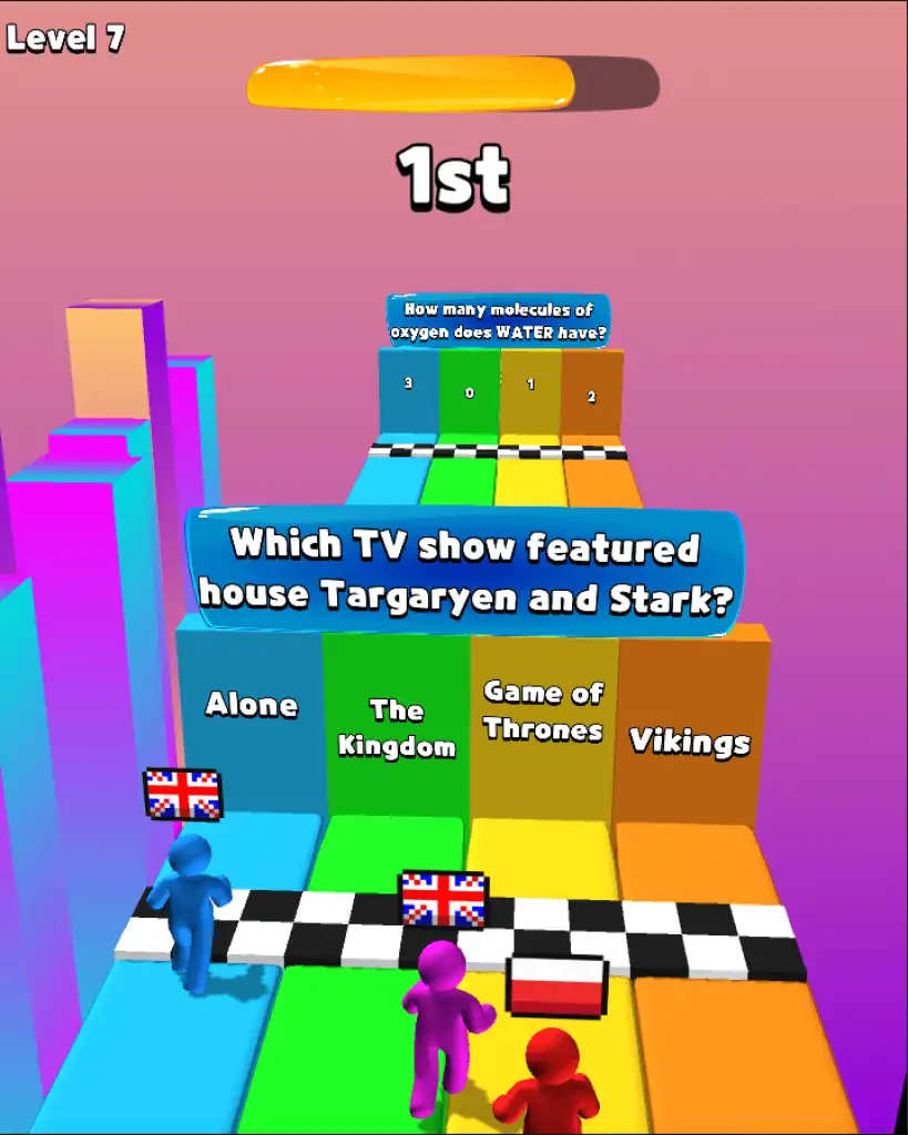  Quiz Rush.io Hyper Casual game SellUnitySourceCode screenshot 3