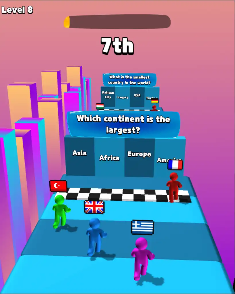  Quiz Rush.io Hyper Casual game SellUnitySourceCode screenshot 4