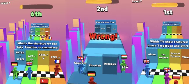  Quiz Rush.io Hyper Casual game SellUnitySourceCode screenshot 5