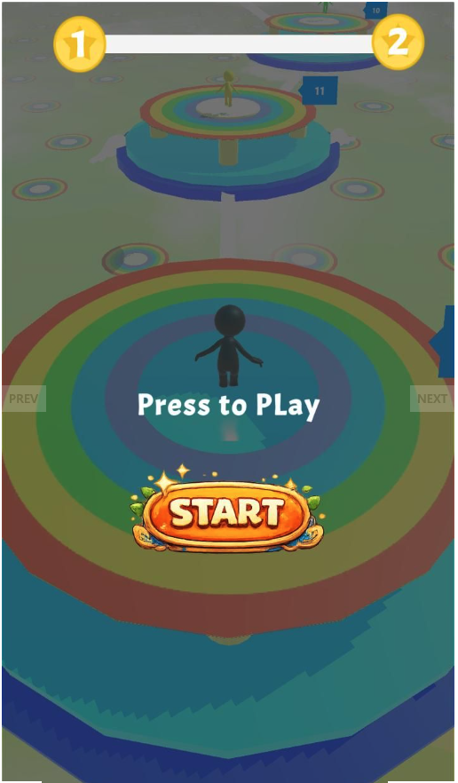Race Jump 3D Unity Source Code – Endless Jump Racing Casual Game | SellUnitySourceCode.com screenshot 3