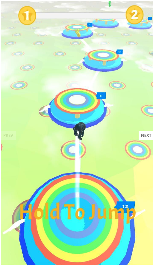 Race Jump 3D Unity Source Code – Endless Jump Racing Casual Game | SellUnitySourceCode.com screenshot 4