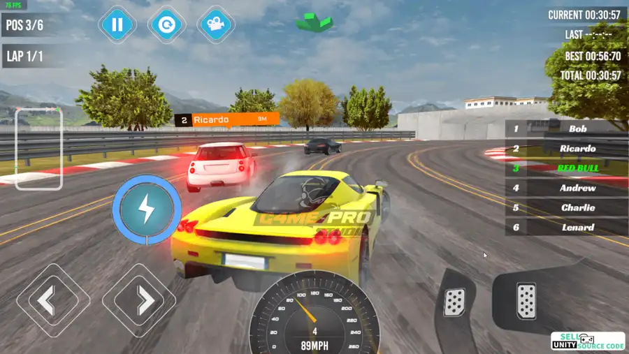 Racing Game Unity Car Racing Source Code SellUnitySourceCode screenshot 4