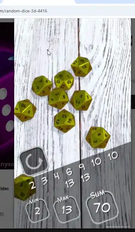 Random Dice 3D  SellUnitySourceCode screenshot 3