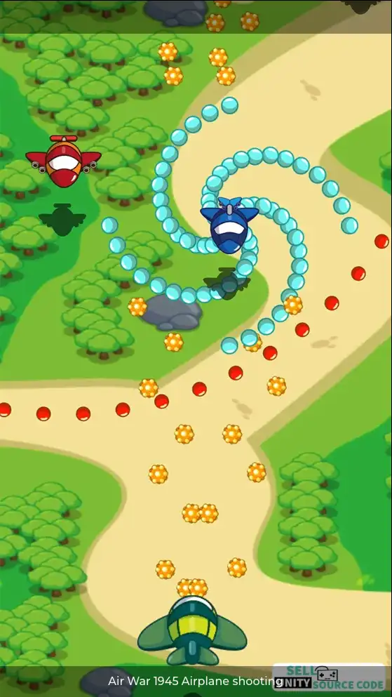 Real Air War 1945 – Classic Airplane Shooting Game – SellUnitySourceCode.com screenshot 4