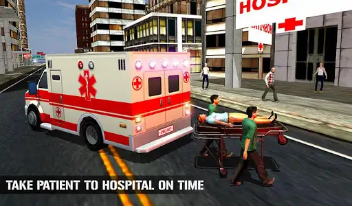 Real City Ambulance Simulator & Rescue 64 Bit SellUnitySourceCode screenshot 2