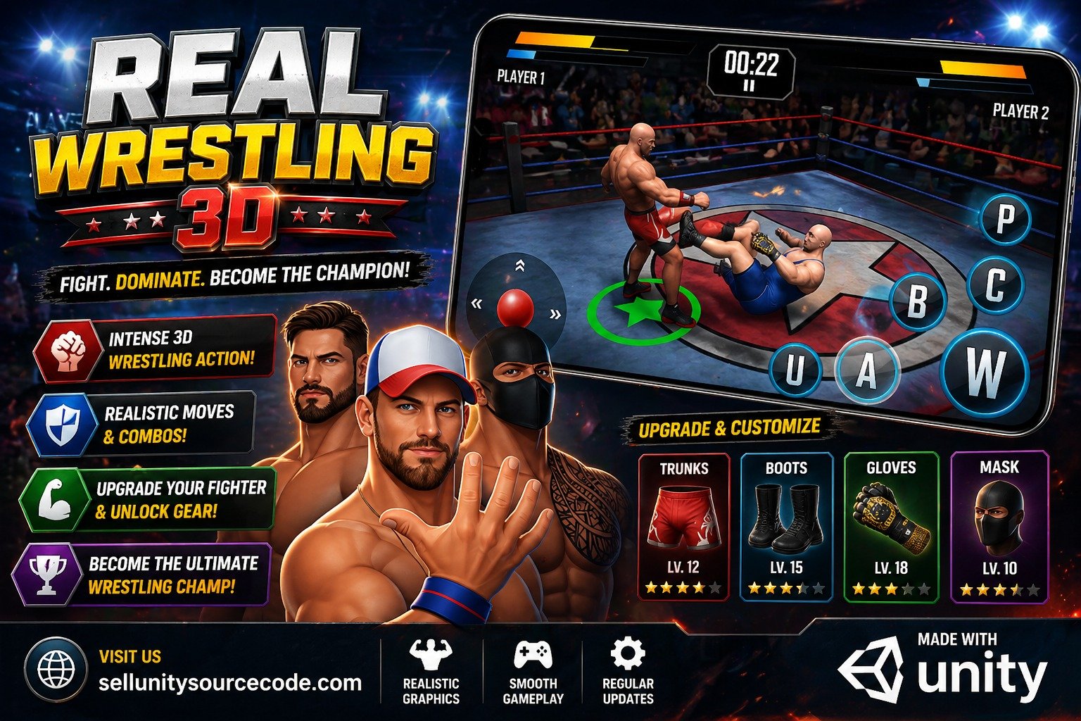 Real Wrestling 3D source code