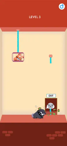 Rescue Kitten - Rope Puzzle SellUnitySourceCode screenshot 2