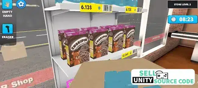 Retail Store Simulator SellUnitySourceCode screenshot 2