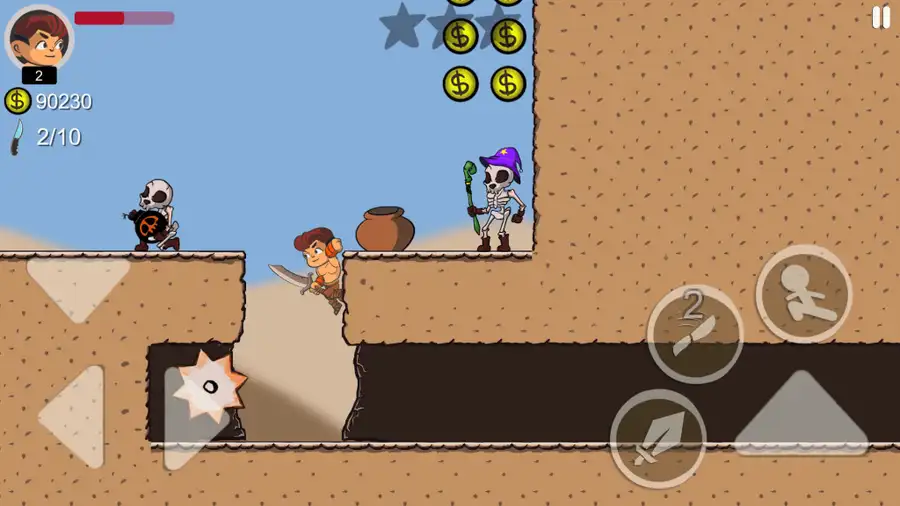 RG Brave Warrior – Platformer 2D Kit SellUnitySourceCode screenshot 3