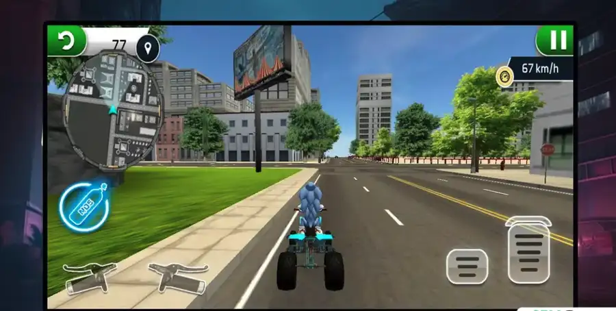 Rider Dash Motorcycle racing SellUnitySourceCode screenshot 2