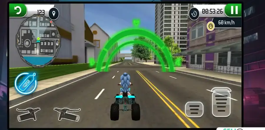 Rider Dash Motorcycle racing SellUnitySourceCode screenshot 3