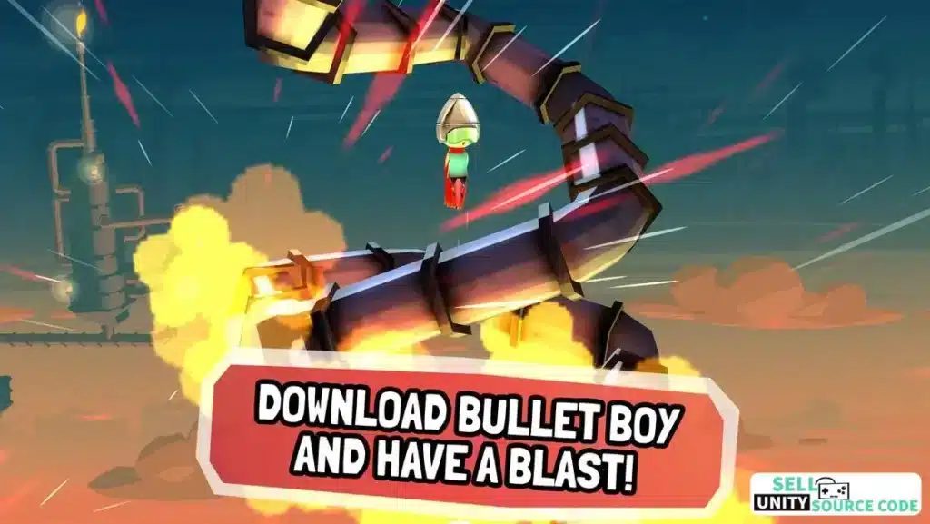 Rocket Bullet Boy: Fly & Dodge Game - SellUnitySourceCode.com screenshot 4
